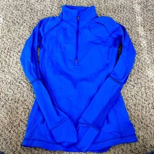 Lululemon royal blue size 6 running quarter zip